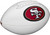 San Francisco 49ers Full Size Official NFL Autograph Signature Series White Panel Football by Wilson