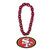 San Francisco 49ers NFL Touchdown Fan Chain 10 Inch 3D Foam Magnet Necklace Red
