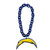 Los Angeles Chargers NFL Touchdown Fan Chain 10 Inch 3D Foam Magnet Necklace Blue