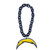 Los Angeles Chargers NFL Touchdown Fan Chain 10 Inch 3D Foam Magnet Necklace Navy