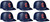 Cleveland Guardians MLB 8oz Snack Size / Ice Cream Mini Baseball Helmets - Quantity 6