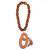 Baltimore Orioles MLB Fan Chain 10 Inch 3D Foam Necklace Orange Chain