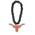 Texas Longhrons NCAA Touchdown Fan Chain 10 Inch 3D Foam Necklace Black