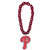 Philadelphia Phillies MLB Fan Chain 10 Inch 3D Foam Necklace Red