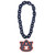 Auburn Tigers NCAA Touchdown Fan Chain 3D Foam Necklace Navy Blue