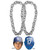 Shohei Ohtani Los Angeles Dodgers MLB Fan Chain 3D Foam Necklace Silver