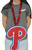 Philadelphia Phillies BIG LOGO 3D Fan Chain Foam Necklace Red