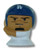 Mookie Betts Los Angeles Dodgers Series 4 Jumbo SqueezyMate MLB Figurine