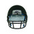 Matte Black Blank with White Chinstrap Schutt Mini Football Helmet