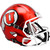 Utah Utes Radiant Red Riddell Speed Replica Full Size Football Helmet