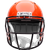 Chicago Bears Alternate Rivalries Orange Riddell Speed Replica Full Size Football Helmet Front Image