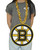 Boston Bruins NHL BIG LOGO 3D Fan Chain Foam Necklace Gold