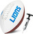 Detroit Lions Official Size White Panel NFL Autograph Souvenir Football for Autographs & Signatures