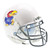 Kansas Jayhawks Alternate White Schutt Mini Authentic Helmet