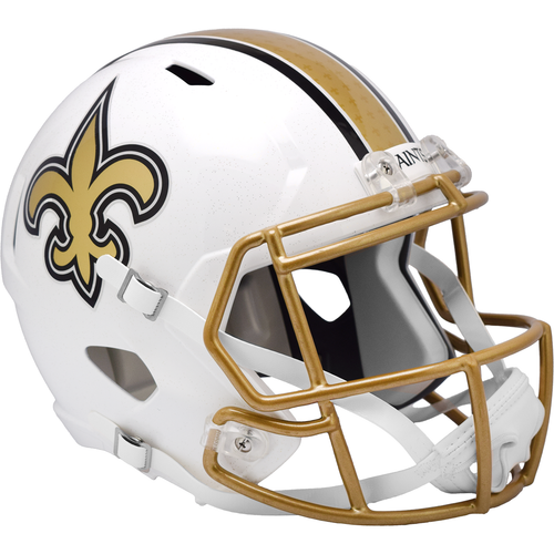 bike helmets new orleans Saints Riddell SpeedFlex Authentic Helmet point chinstrap Helmets - Bayou Bicycles |