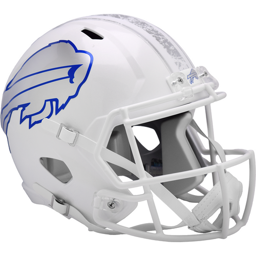 bills motorcycles helmets Buffalo Bills White 2025 Rivalries Riddell Speed Replica Full Size Football  Helmet