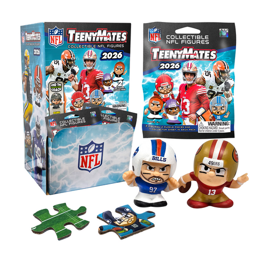 Party Animal NFL 2026 TeenyMates Figurines Mystery Box (32 packs