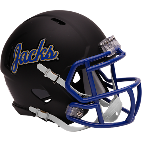 bj sports kalamazoo football helmet South Dakota State Jackrabbits Jacks Black NCAA Revolution SPEED Mini Football  Helmet