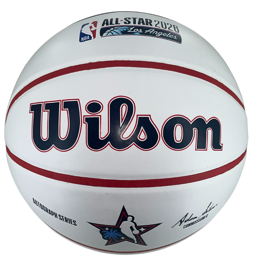 2026 NBA All-Star Game White Panel Autograph Full Size Basketball