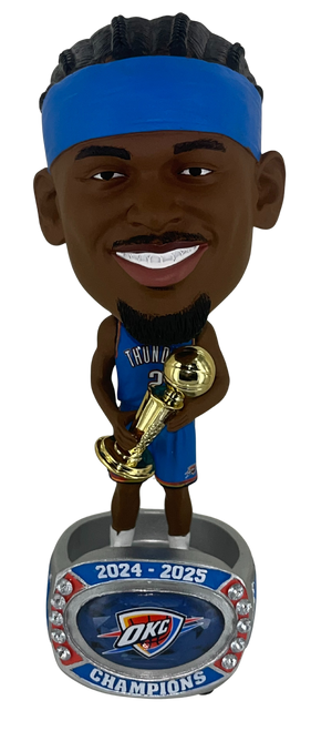 記念グッズ PLAYER BOBBLE BIG HEAD Shai Gilgeous-Alexander Oklahoma City Thunder 2025 NBA Champions