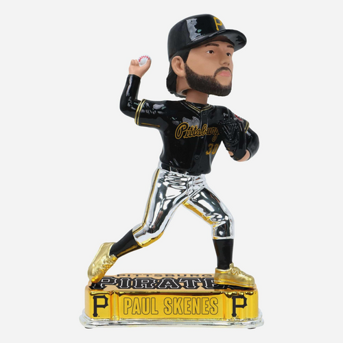 Paul Skenes Pittsburgh Pirates Electroplated 8 inch Bobblehead