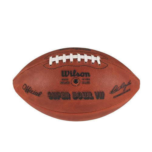 Super Bowl VII (Seven 7) Redskins vs. Dolphins Official Leather