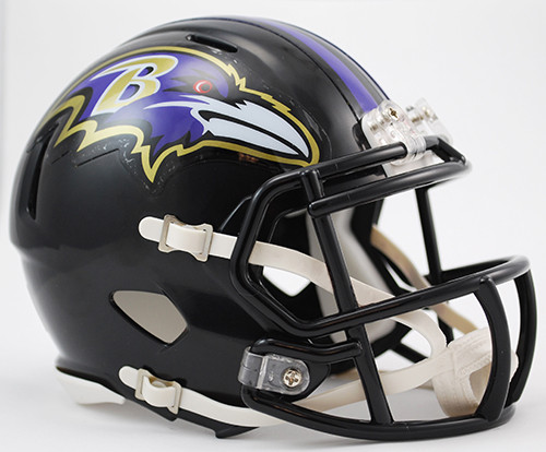 black and white football raven helmet Baltimore Ravens Riddell Lunar Eclipse Mini Sports Images & More LLC this authentic size display helmet is perfect for all football fans and great for autographs Earl Thomas Signed Baltimore Ravens