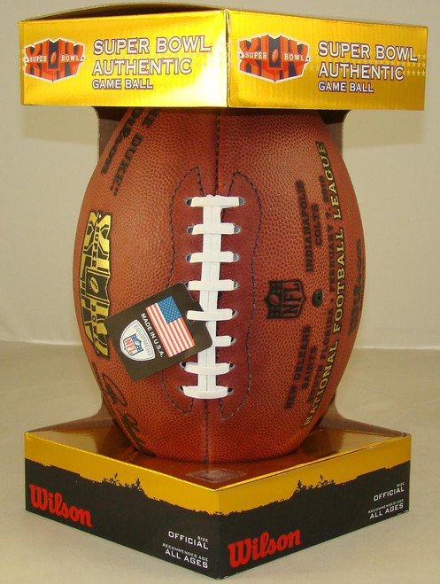 Super Bowl 50 Official Leather Authentic Game Football