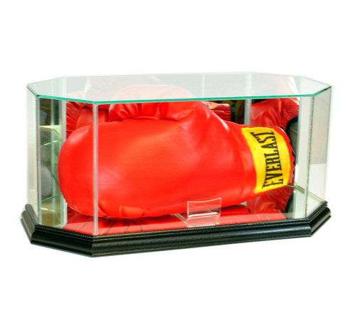 Deluxe Real Glass Boxing Glove Octagon Display Case