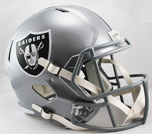 NFL　Raiders ジャンパーＭ（made in USA） Las Vegas Raiders SPEED Riddell Full Size Replica Helmet
