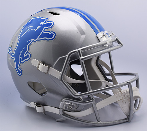 Detroit Lions SPEED Replica Football Helmet, OS Detroit Lions SPEED Replica Football Helmet, OS