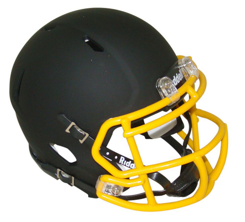 Riddell Green Bay Gold with Yellow Mask Blank Revolution Speed Mini  Football Helmet