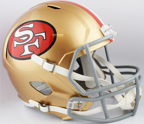riddell san francisco 49ers tribute speed replica full size helmet