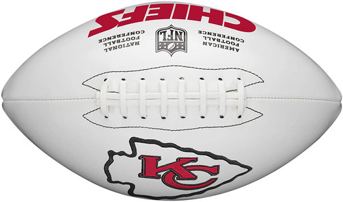 Super Bowl LV 55 Official White Panel Dueling Autograph Mini Football by  Wilson (Boxed) Chiefs vs.