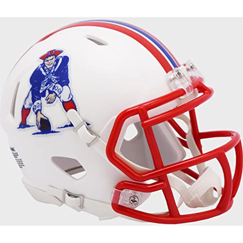 Riddell New England Patriots 1990-1992 Throwback Speed Mini Helmet