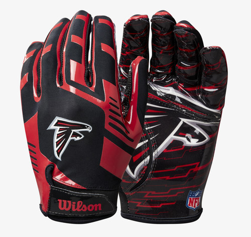 Wilson Football NFL Stretch Fit Receiver Gloves in Black