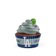 Los Angeles Dodgers MLB Baking Cups for CupCakes - 50 Pack - Cupcake Holders Liners