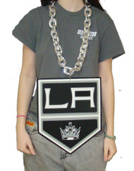 LA Kings NHL BIG LOGO 3D Fan Chain Foam Necklace