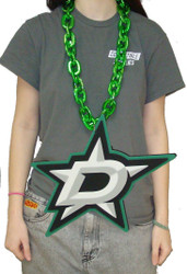 Dallas Stars NHL BIG LOGO 3D Fan Chain Foam Necklace