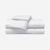 Bedgear Hyper-Wool Technology Performance Wool Sheet Set, Folded, Stacked, Bright White