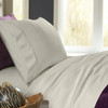 PureCare® Luxurious SuperSoft Bamboo & Cotton Sateen Sheet Set - Ivory Bed