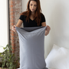 DreamFit® DreamCool™ 100% Pima Cotton Luxury Sheet Set Gray Color