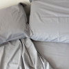 DreamComfort™ 100% Long Staple Cotton Sheet Set Gray Mattress