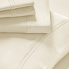 Soft Touch TENCEL™ Modal® Split Head Bed Sheets by PureCare™ Ivory Folded Sheet