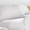 Refreshing TENCEL™ Lyocell Sheets by PureCare Split Head, Split Top, Flex Head Style Stacked White Bed