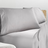 Refreshing TENCEL™ Lyocell Sheets by PureCare Split Head, Split Top, Flex Head Style Stacked Dove Gray Bed