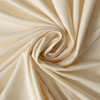 DreamComfort™ 100% Long Staple Cotton Upper Flex Split Top/Head  Sheet Set Ivory Scrunch