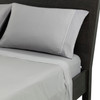 bedgear®  Hyper-Cotton™ Performance® Sheet Set On Mattress Made Bed, Light Grey