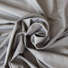 DreamFit® DreamHealth™ 100% GOTS Certified Organic Cotton Percale Sheet Set - Gray Color Scrunched