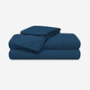 Bedgear® Ver-Tex™ Instant Cooling Ultra Smooth Feel Sheet Set, Stacked, Navy Color